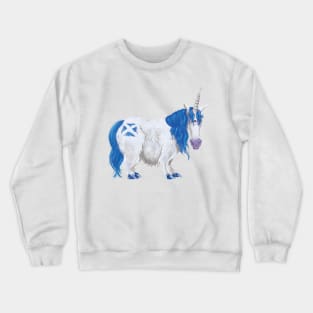 Scottish Saltire Unicorn Crewneck Sweatshirt